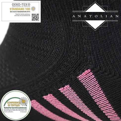 Women’s Low Cut Ankle Socks with back Heel Tab Natural Comfort Fit Thin Athletic Performance 6 pair sock pack in Saudi Arabia