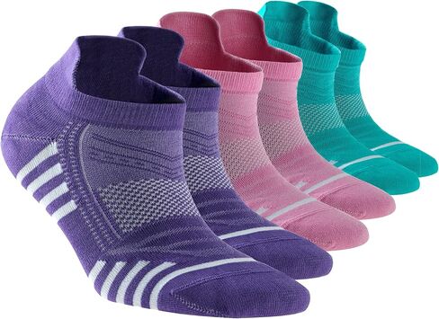 Women’s Low Cut Ankle Socks with back Heel Tab Natural Comfort Fit Thin Athletic Performance 6 pair sock pack in Saudi Arabia