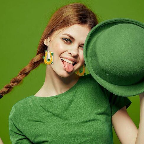 هينلي 12 زوجًا من اقراط يوم الموتى من الاكريليك، اقراط متدلية على شكل جمجمة للهالوين، هدايا للنساء والفتيات، هدايا جمجمة مكسيكية لعيد الموتى والهالوين in Kuwait