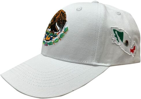 قبعة المكسيكي المكسيكي النسر الفيدرالي التطريز Snapback شقة بيل قبعة بيسبول أسود أبيض in Saudi Arabia