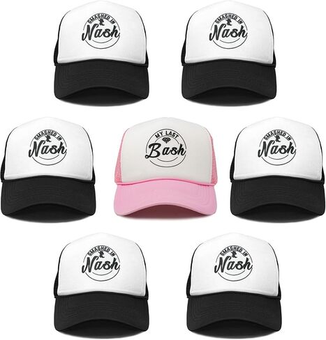 غير تقليدي Junque قبعات سائقي الشاحنات النساء قبعة بيسبول العازبة حفلة تفضل الزفاف دش زينة شبكة Snapback الصيف in Saudi Arabia