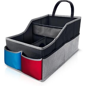 منظم مقعد السيارة، 10 اماكن تخزين (3 كبيرة)، منظمات وتخزين السيارة، قوي وغير مشوه، منظم المقعد الامامي والخلفي in Kuwait