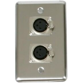 Elite Core OSP D-2-XLR Duplex Wall Plates with 2-XLR