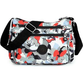 Crossbody Bag for Women Lightweight Pocketbook Nylon Waterproof Shoulder Purse Messenger Bag