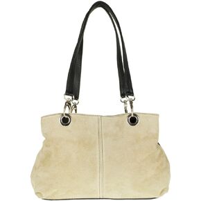 Womens Italian Suede Leather Shoulder Bag