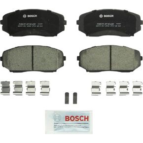 BOSCH BC1258 QuietCast Premium Ceramic Disc Brake Pad Set - Compatible With Select Ford Edge; Lincoln MKX; Mazda CX-7, CX-9; FRONT