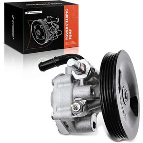 A-Premium Power Steering Pump, with Pulley, Compatible with Mazda Miata 1999 2000 2001 2002 2003 2004, L4 1.8L, Replace # NC1032600B