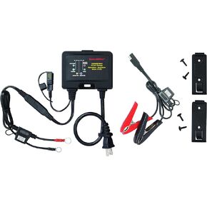 1215C: 12 Volt-1.5 AMP Convertible Multi-Use On-Board, Benchtop Battery Charger, Battery Maintainer, and Battery Desulfator - Designed for Cars, Trucks, Motorcycles, ATV, Boat, RV