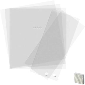 مجموعة زجاج شبكي لـ Prusa V2 متوافقة مع هيكل حاوية الطابعة ثلاثية الأبعاد IKEA Lack | 3 مم 5 عبوات أكريليك | ×10 مغناطيس (20 × 6 × 2 مم) | ×3 440 × 473 ملم (17.3 بوصة × 18.6 بوصة) و2 × 220 × 505 ملم (8.65 بوصة × 19.9 بوصة) in Kuwait