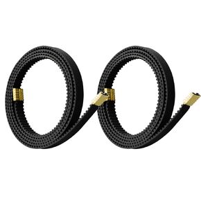 2GT Timing Belt Clamp, Copper Buckle, Wire Cable Connector, Durable Wire Cable Terminal, 3D Printer Accessories for Width 6mm Open Timing Rubber Belt, 8PCS