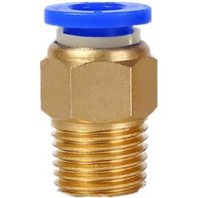 10pcs/lot PC4 PC6 PC8 PC10 -M8x1.25mm Pneumatic Connector Trachea Quick-Release Straight Through J-Head Feed (PC4-M8)