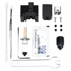 Upgrade TZ2.0 Bimetal Heatbreak Hotend w/Plated Copper Heater Block Ceramic Heater Thermistor Hardened Steel Nozzle 0.4 Compatible with Bambulab X1 / X1 Carbon Combo P1P 3D Printer