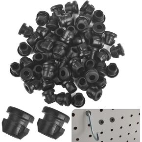 Pegboard Hook Locks 120Pcs Pegboard Locks for Stopping Hooks from Falling Off Pegboard Hooks Accessories Fits for 1/4"-9/32" Hole & 1/8"-5/32" Hook Diameter