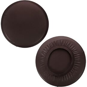 uxcell Round Bar Stool Covers, 2 Pack Round Seat Cover Dia.11-14", PU Non-Slip Circle Stool Cover Washable Seat Cushions for Chairs Stool Slipcovers, Red