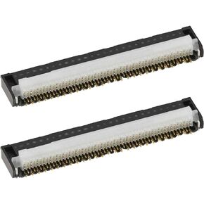 The Lord of the Tools 2PCS LCD Screen Connector Socket Compatible with Switch Console Motherboard with 53 Pin ZIF LCD Screen Connector Console Replacement Part