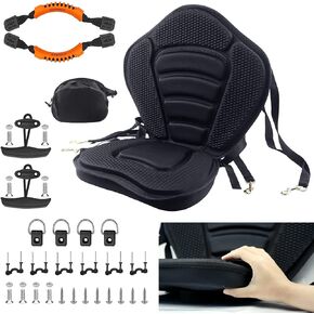 HLOGREE 1/2PCK Kayak Seats,Thicken Seat Cushion for Kayak,Padded Kayak Seat,Canoe Seats with Back Support,Kayak Replacement Parts,Kayak Seat Cushion,for Yak Ocean Sup Canoe,with Kayak Accessory