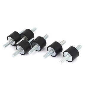 uxcell M6 Thread 20x15mm Rubber Shock Absorber Vibration Isolator Mounts (Pack of 6)