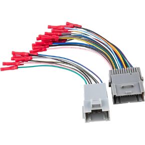 RED WOLF Factory Amplifier Bypass Wiring Harness for 1998-2009 GMC Yukon Chevy Tahoe Suburban Cadillac Escalade w/Wire Connector Butt for Bose AMP Wire Connector Adapter Cable Adaptor Plug
