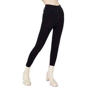 المرأة عالية الخصر نحيل تمتد الجينز بعقب رفع سليم صالح الكلاسيكية الدينيم السراويل in Kuwait