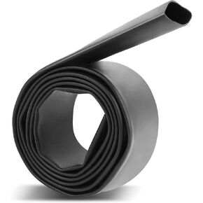 1 Inch Heat Shrink Tubing, 3:1 Ratio Dual Wall Shrinkable Wire Tube, 4 Ft Waterproof Heat Activated Adhesive Glue Lined Marine Shrink Tube (Black) in Kuwait
