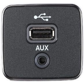 YAOPEI 5XG28DX9AC Compass USB AUX Charging Port Socket AUX/USB Compatible with Jeep Cherokee 2017-2021 Dodge Mopar Replace# 53223309 53224228 5XG28DX9AD