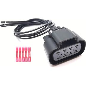 Headlight Connector Pigtail Plug Female Compatible with Chevy Silverado/GMC Sierra 2014-2015