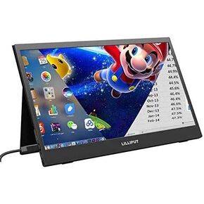 LILLIPUT Thin Portable LCD HD Monitor UMTC-1400 14 USB Type C Hdmi for Laptop,Phone,Xbox,Switch and Ps4 Portable LCD Gaming Monitor