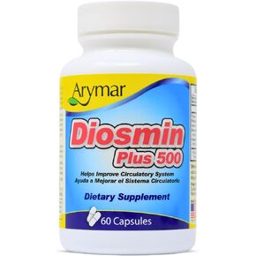 Diosmin Plus 500, Circulatory System Support (60 Capsules/Pack of 1)