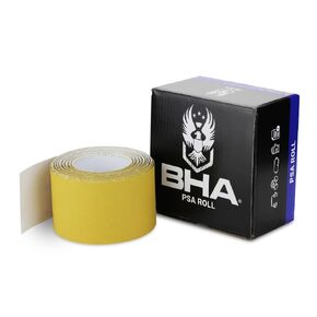 BHA Gold Longboard PSA Continuous Sanding Roll, 2-3/4" x 20 Yard - Durable, Cut-to-Size, Sticky Back, Aluminum Oxide Sandpaper Sheets, Loading & Clog Resistant Gold Stearate Coating - 100 Grit