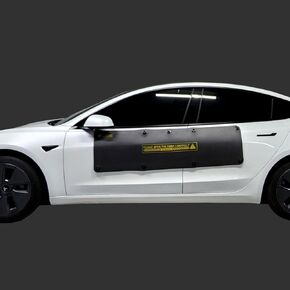 BestDoorGuard Tesla Only Car Door Ding Protector Aluminium Car Dent Prevent Removable Non-Magnetic Car Door Protector Car Door Guard Door Protection