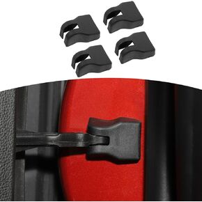 RT-TCZ for Silverado Door Check Rod Stopper Trim Cover for Chevy Silverado Colorado GMC Sierra 2014 Up Equinox 2017 Up for GMC Canyon 2014-2022 Black Accessories 4pcs