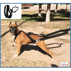 Big Dog Harness Padded Strong Sturdy Weight Pulling Harness Vest Large Dogs Training Quick Walking Keep Your Dog Amused and in Great Shape by draining accumulated Energy!