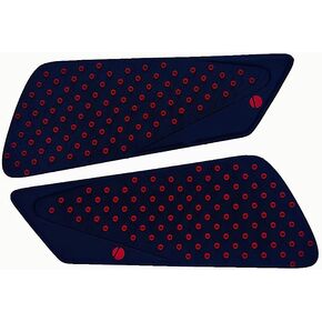 Red Gas Fuel Tank Pad Traction Side Fuel Knee Grip Decal Compatible with Ducati 848 1098 1198 2008-2014