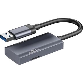 UHS-II SD 4.0 Card Reader, 2 in 1 Type-C SD Memory Card Reader for iPhone 15/Android Phone/iPad/Mac/Laptop/Mini PC/Tablets,Support SD Micro SD SDXC SDHC MMC RS-MMC Micro SDXC UHS-II and UHS-I Cards in Kuwait