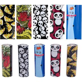 10 قطع من أغطية أفلام إعادة التغليف 18650 للبطارية، غطاء واقي الأكمام المنكمشة بالحرارة، غلاف أنبوبي لـ 18650 بطاريات قابلة لإعادة الشحن، 5 أنماط (10 قطع) in Kuwait