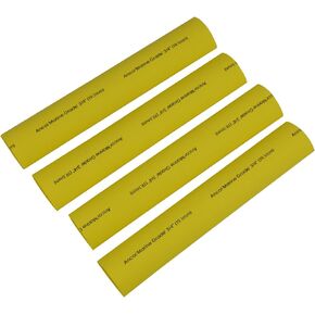 Ancor 307906 Marine Grade Electrical Adhesive Lined Heat Shrink Tubing (1-Inch Diameter, 6-Inches Long, Yellow, 3-Pack)