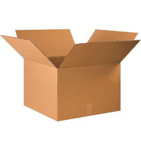 BOX USA 22x20x14 Corrugated Boxes, Medium, 22L x 20W x 14H, Pack of 15 | Shipping, Packaging, Moving, Storage Box for Home or Business, Strong Wholesale Bulk Boxes