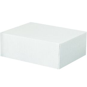 Aviditi Stationery Two-Piece Boxes, 8 1/2" x 11" x 4", White, Pack of 150, for Letterhead and Business Cards