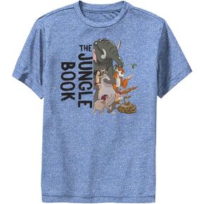 Disney Jungle Book Scene-Dsjb017ysc Boys Short Sleeve Tee Shirt