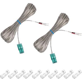 AH81-02137A كابلات سلك مكبر الصوت لمكبرات الصوت الخلفية من سامسونج مع مشابك الكابل - كابل مكبر صوت بديل لأسلاك مكبر الصوت Samsung SWA-4000 SWA-8000S SWA-8500S SWA-9000S SWA-9100S SWA-9200S SWA-9500S in Kuwait