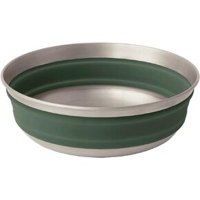 Sea to Summit Detour Stainless Steel Collapsible Bowl, Large (31 fl oz), Laurel Wreath Green