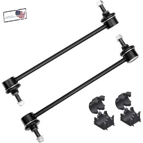 4PC Front Sway Bar Links + Bushings FITS 2011-2019 Ford Explorer 2013-2019 Police Interceptor Utility