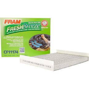 FRAM Fresh Breeze Cabin Air Filter with Arm & Hammer Baking Soda, CF11174 for Ford Vehicles