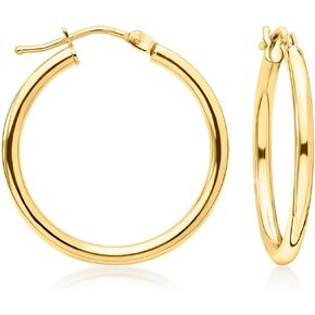 Ross-Simons Italian 18kt Yellow Gold Hoop Earrings