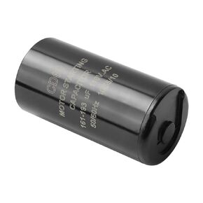 161-193 uf/MFD 110-125 VAC CD60 Universal Round Motor Start Capacitor, Industrial Electrical Capacitors, That is for AC Motors Starting or Pool Pump or Well Pump Start Capacitor.