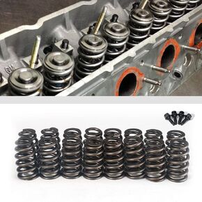 16Pcs LS Valve Springs, Performance Racing Valve Springs Compatible with Chevy GMC ALL LS Engine 4.8 5.3 5.7 6.0 6.2 (.625'' lift max)