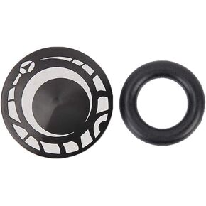Tbest Bottom Bracket Dust Cap,Bike Crankset Protector,Aluminum Alloy Black Mountain Bike Hollow Crank Anti dust Cover ycle Accessory Bicycle Crank Caps Crank dust caps Crank dust Cap
