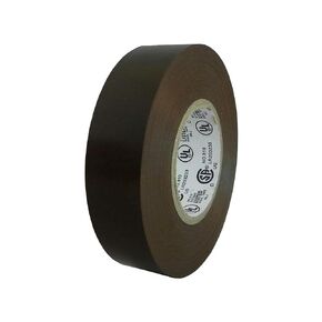Professional Electrical Tape Electrical Tape ULCSA Listed CORE. Utility Vinyl Rubber Adhesive Electrical Tape 34inch X 66 Flame Retardant 1 ROLL Browm Brown