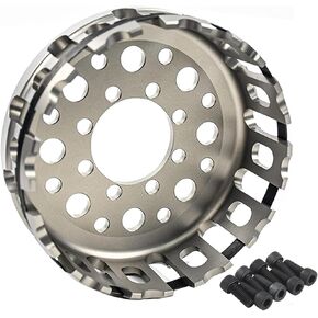 Dry Clutch Basket Corse-style with Plate Bolts 19810271A for Ducati MH900E, Monster, SportTouring, ST2, ST4, Superbike, SuperSport and most dry clutch Ducati motorcycle models from 1992-2012