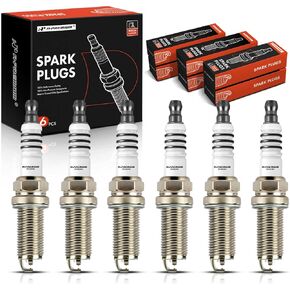 A-Premium Double Iridium Spark Plug Compatible with Lexus IS250 2006-2015, IS300 2016-2017, IS350 2006-2017, GS300 2006, GS350 2007-2011 2013-2015, GS450h 2007-2011, RC300 2016-2017, RC350, Pack of 6